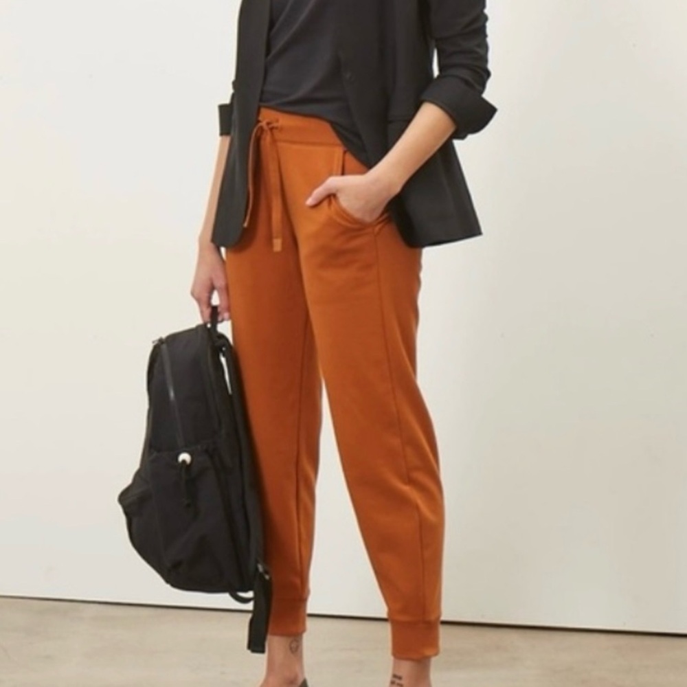 Athleta Triumph Joggers in Cattail Brown